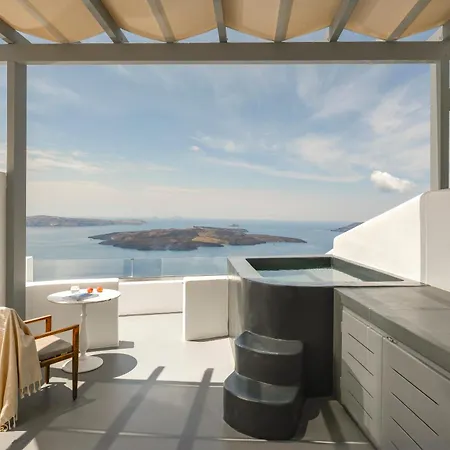 Hommage With Caldera View Hot Tub Fira (Santorini)