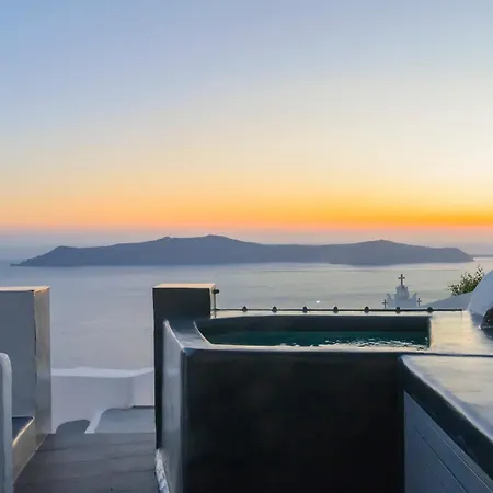 דירה Hommage With Caldera View Hot Tub סנטוריני