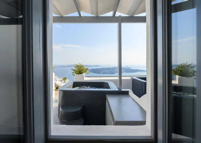 Hommage With Caldera View Hot Tub דירה *