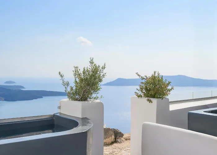 דירה Hommage With Caldera View Hot Tub