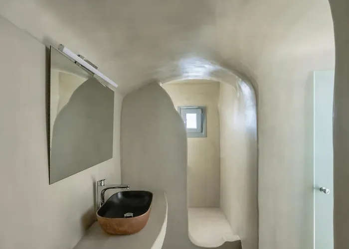 Hommage With Caldera View Hot Tub סנטוריני