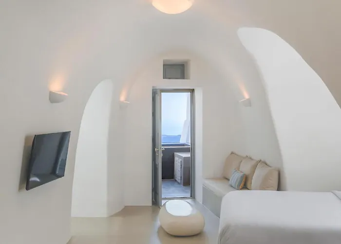 アパート Hommage With Caldera View Hot Tub *